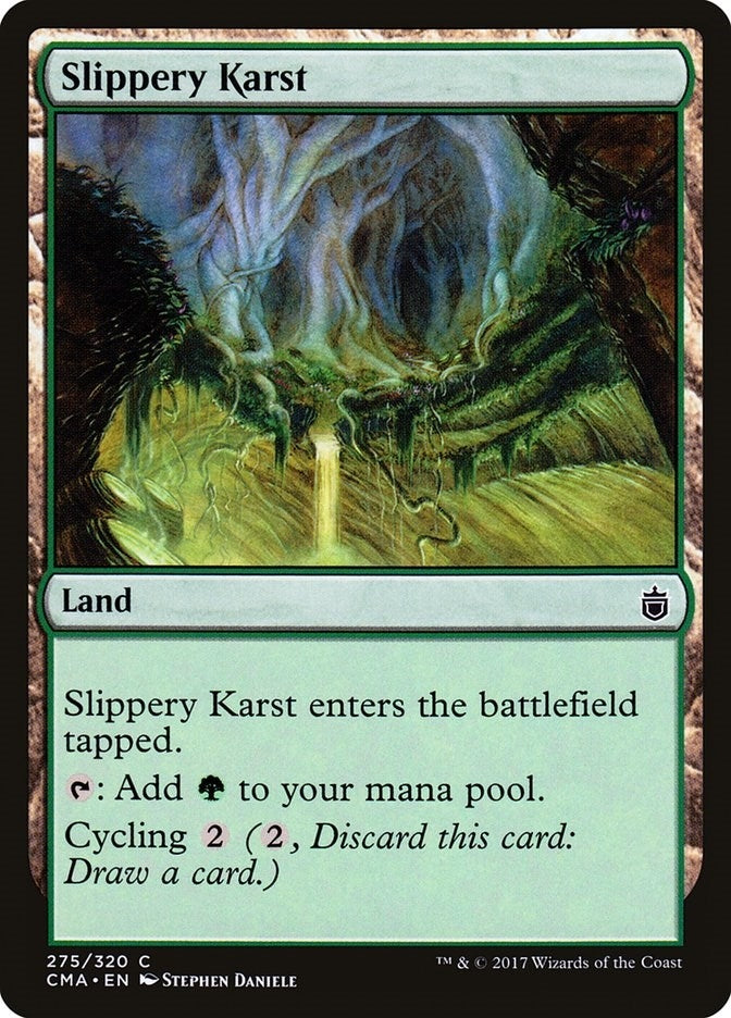 Image for Slippery Karst (275) (Commander Anthology) - Magic: The Gathering