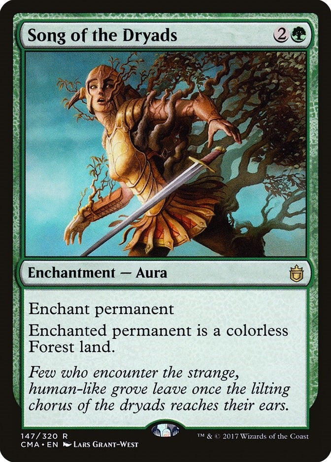 Image for Song of the Dryads (147) (Commander Anthology) - Magic: The Gathering