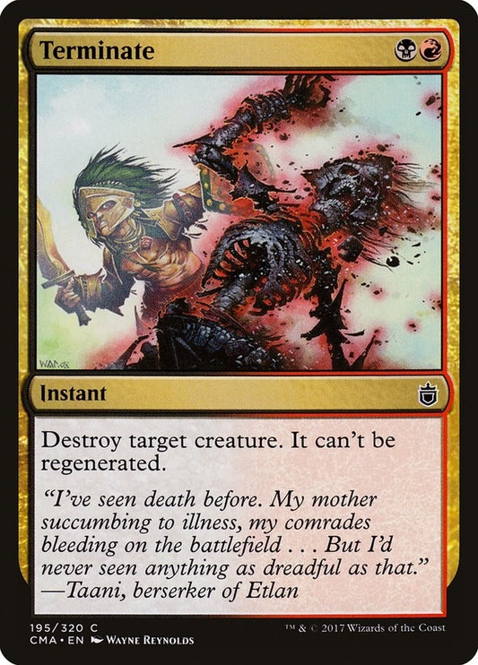 Image for Terminate (195) (Commander Anthology) - Magic: The Gathering