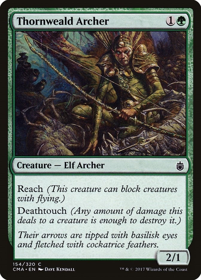 Image for Thornweald Archer (154) (Commander Anthology) - Magic: The Gathering