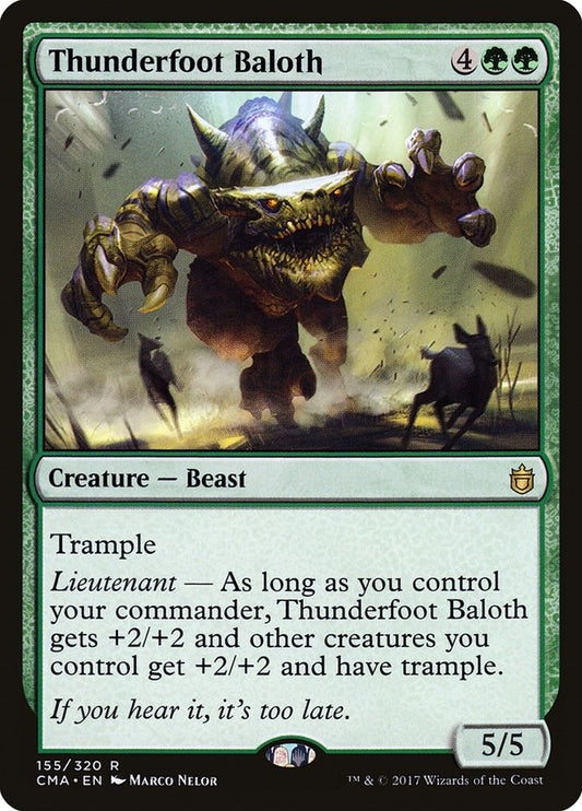 Image for Thunderfoot Baloth (155) (Commander Anthology) - Magic: The Gathering