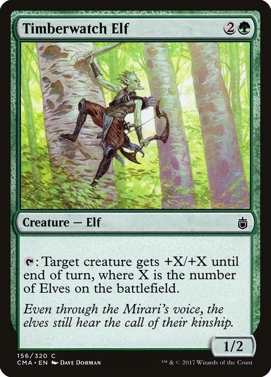 Image for Timberwatch Elf (156) (Commander Anthology) - Magic: The Gathering
