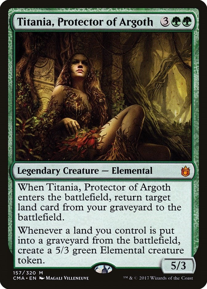 Image for Titania, Protector of Argoth (157) (Commander Anthology) - Magic: The Gathering