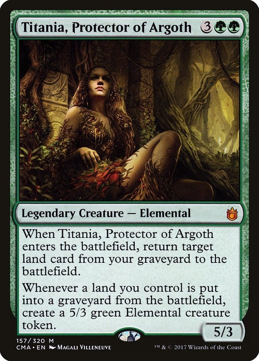 Image for Titania, Protector of Argoth (157) (Commander Anthology) - Magic: The Gathering