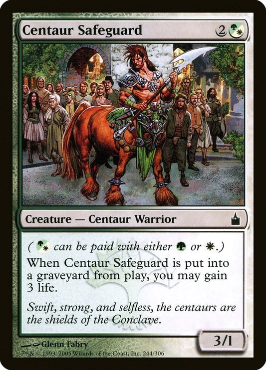 Image for Centaur Safeguard (244) (Ravnica: City of Guilds) - Magic: The Gathering