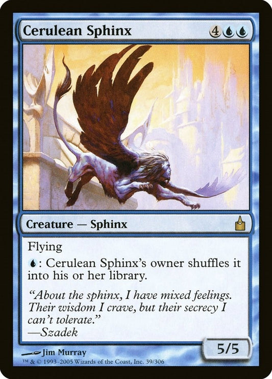 Image for Cerulean Sphinx (39) (Ravnica: City of Guilds) - Magic: The Gathering