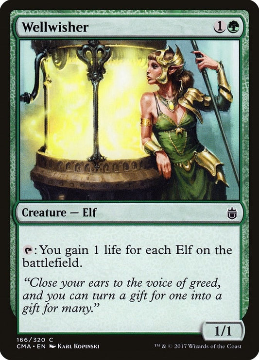 Image for Wellwisher (166) (Commander Anthology) - Magic: The Gathering