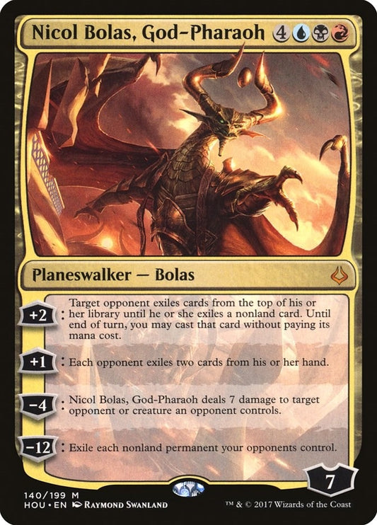 Image for Nicol Bolas, God-Pharaoh (140) (Hour of Devastation) - Magic: The Gathering