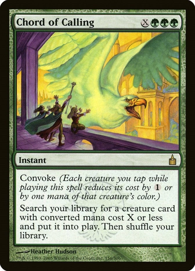 Image for Chord of Calling (156) (Ravnica: City of Guilds) - Magic: The Gathering