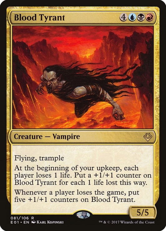 Image for Blood Tyrant (81) (Archenemy: Nicol Bolas) - Magic: The Gathering
