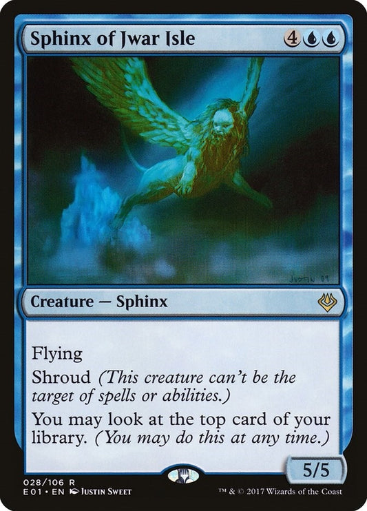Image for Sphinx of Jwar Isle (28) (Archenemy: Nicol Bolas) - Magic: The Gathering