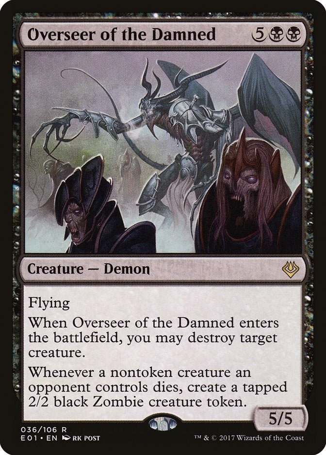 Image for Overseer of the Damned (36) (Archenemy: Nicol Bolas) - Magic: The Gathering