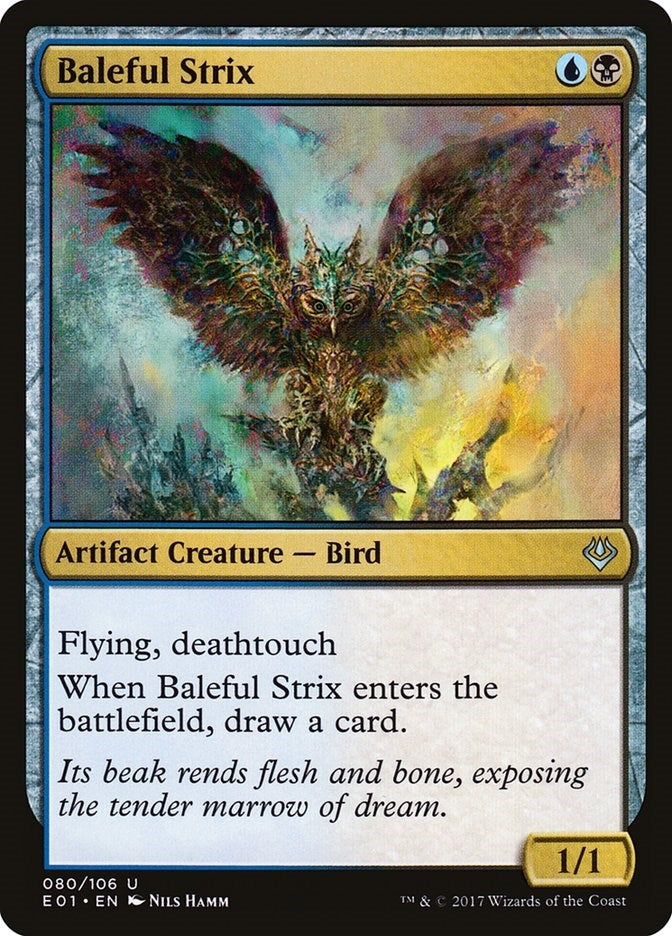 Image for Baleful Strix (80) (Archenemy: Nicol Bolas) - Magic: The Gathering