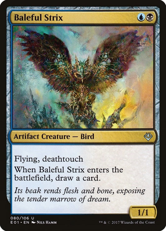Image for Baleful Strix (80) (Archenemy: Nicol Bolas) - Magic: The Gathering
