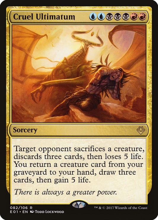 Image for Cruel Ultimatum (82) (Archenemy: Nicol Bolas) - Magic: The Gathering