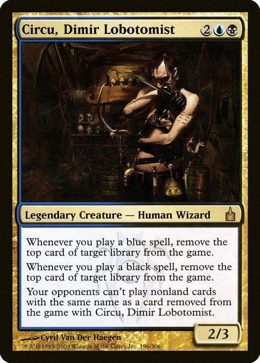 Image for Circu, Dimir Lobotomist (196) (Ravnica: City of Guilds) - Magic: The Gathering