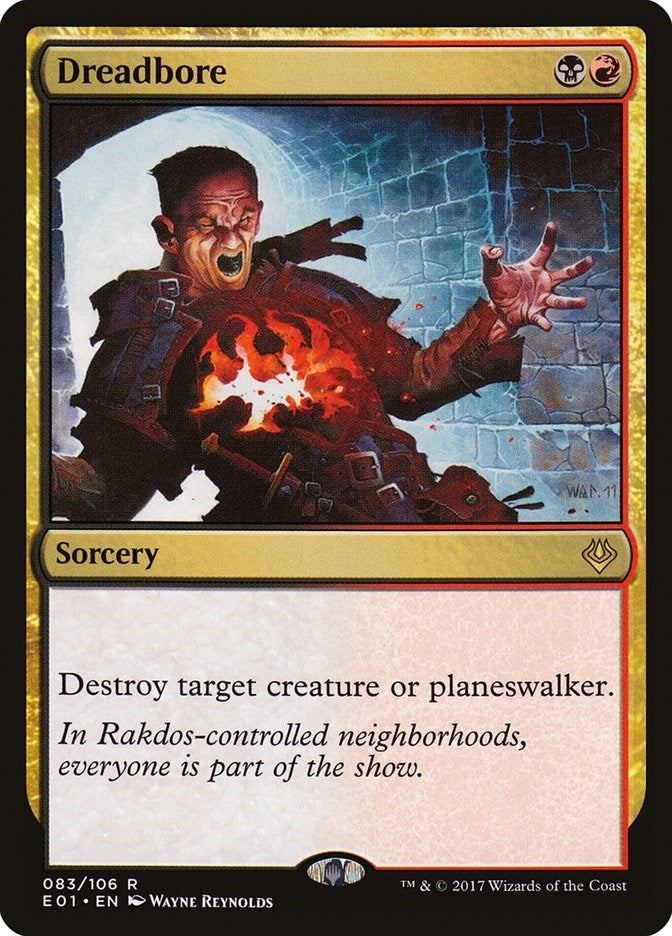 Image for Dreadbore (83) (Archenemy: Nicol Bolas) - Magic: The Gathering