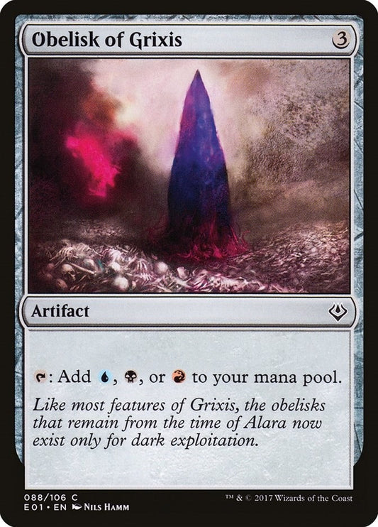 Image for Obelisk of Grixis (88) (Archenemy: Nicol Bolas) - Magic: The Gathering