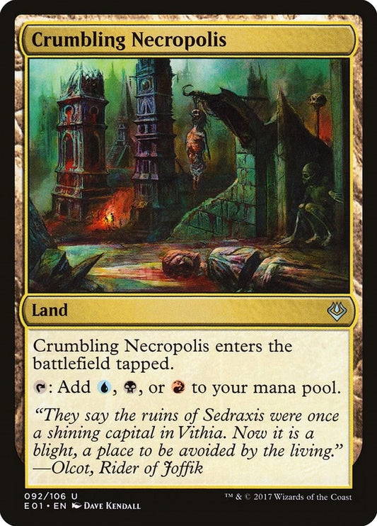 Image for Crumbling Necropolis (92) (Archenemy: Nicol Bolas) - Magic: The Gathering