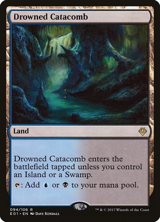 Image for Drowned Catacomb (94) (Archenemy: Nicol Bolas) - Magic: The Gathering