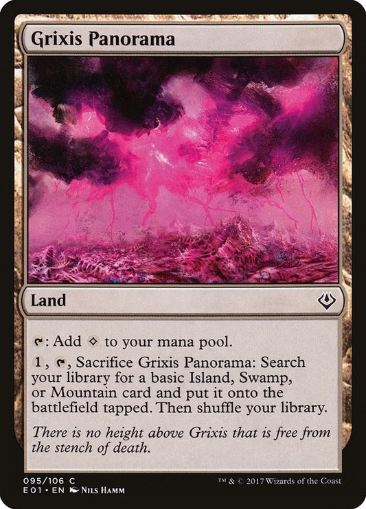 Image for Grixis Panorama (95) (Archenemy: Nicol Bolas) - Magic: The Gathering