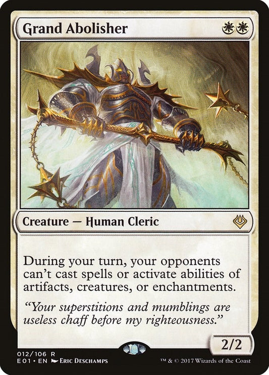 Image for Grand Abolisher (12) (Archenemy: Nicol Bolas) - Magic: The Gathering