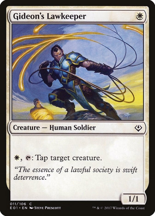 Image for Gideon's Lawkeeper (11) (Archenemy: Nicol Bolas) - Magic: The Gathering
