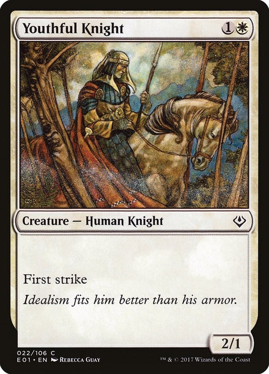 Image for Youthful Knight (22) (Archenemy: Nicol Bolas) - Magic: The Gathering