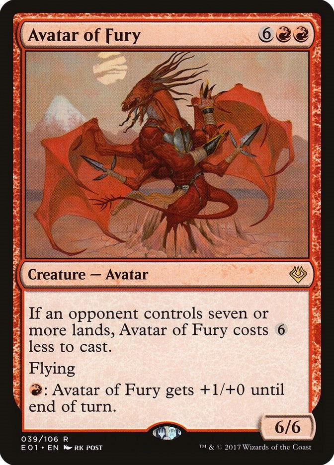 Image for Avatar of Fury (39) (Archenemy: Nicol Bolas) - Magic: The Gathering