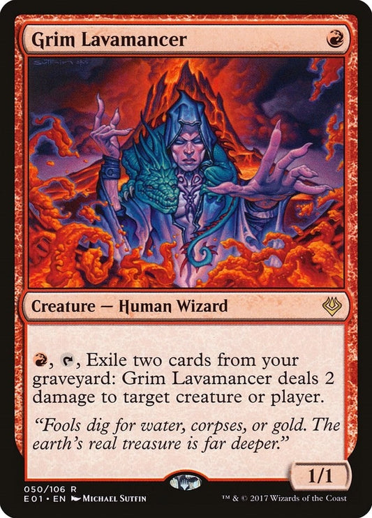 Image for Grim Lavamancer (50) (Archenemy: Nicol Bolas) - Magic: The Gathering