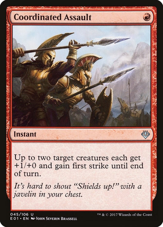 Image for Coordinated Assault (45) (Archenemy: Nicol Bolas) - Magic: The Gathering