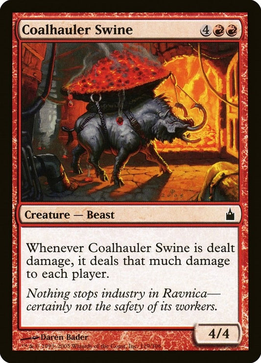 Image for Coalhauler Swine (119) (Ravnica: City of Guilds) - Magic: The Gathering