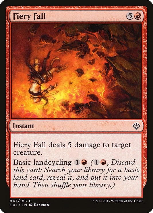 Image for Fiery Fall (47) (Archenemy: Nicol Bolas) - Magic: The Gathering