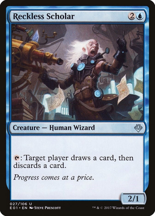 Image for Reckless Scholar (27) (Archenemy: Nicol Bolas) - Magic: The Gathering
