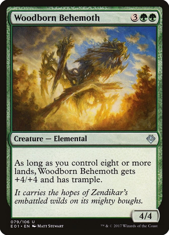 Image for Woodborn Behemoth (79) (Archenemy: Nicol Bolas) - Magic: The Gathering