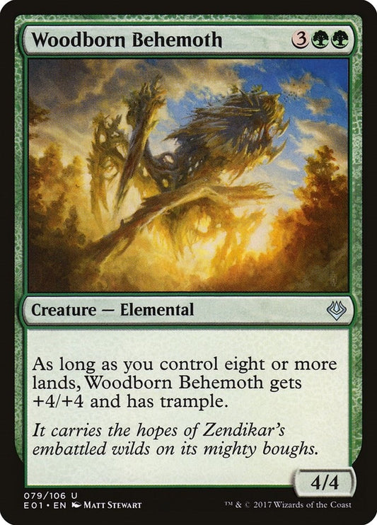 Image for Woodborn Behemoth (79) (Archenemy: Nicol Bolas) - Magic: The Gathering