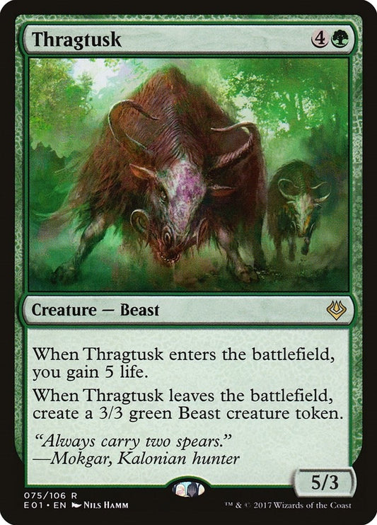 Image for Thragtusk (75) (Archenemy: Nicol Bolas) - Magic: The Gathering