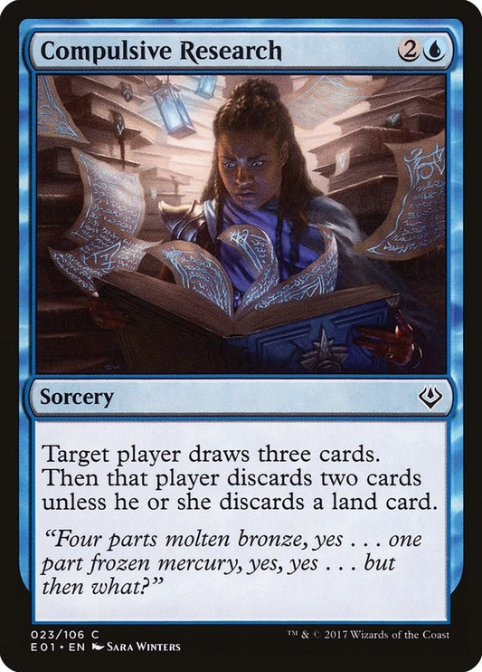 Image for Compulsive Research (23) (Archenemy: Nicol Bolas) - Magic: The Gathering