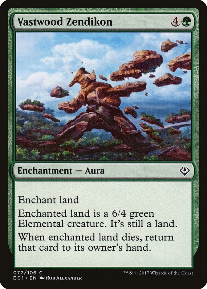 Image for Vastwood Zendikon (77) (Archenemy: Nicol Bolas) - Magic: The Gathering