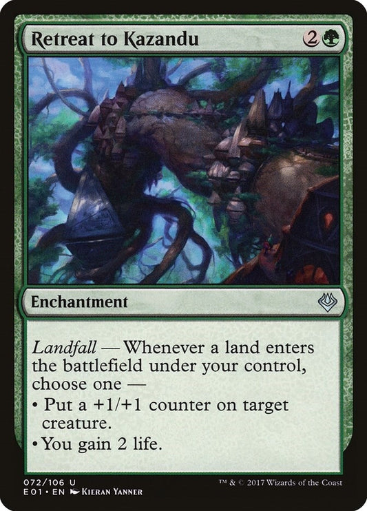 Image for Retreat to Kazandu (72) (Archenemy: Nicol Bolas) - Magic: The Gathering