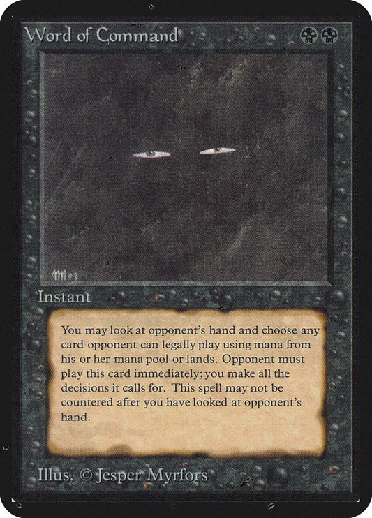 Image for Word of Command (Alpha Edition) - Magic: The Gathering