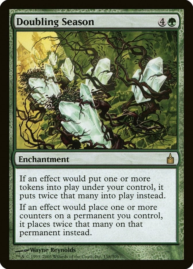 Image for Doubling Season (158) (Ravnica: City of Guilds) - Magic: The Gathering