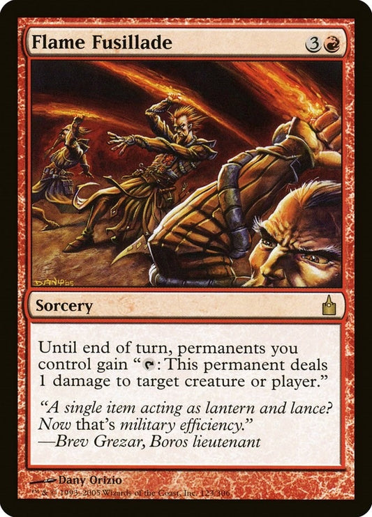 Image for Flame Fusillade (123) (Ravnica: City of Guilds) - Magic: The Gathering