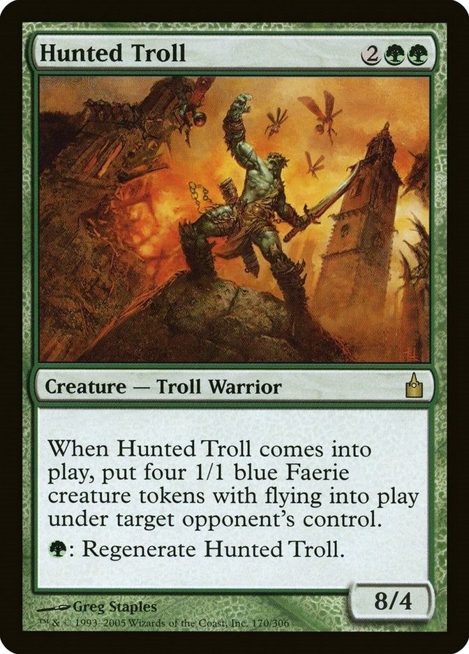 Image for Hunted Troll (170) (Ravnica: City of Guilds) - Magic: The Gathering