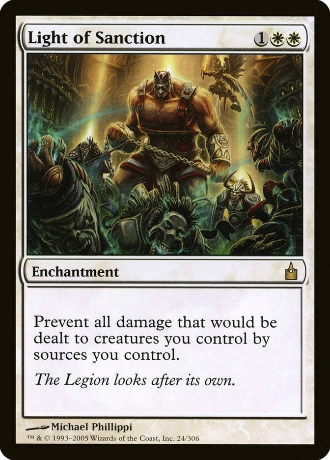Image for Light of Sanction (24) (Ravnica: City of Guilds) - Magic: The Gathering