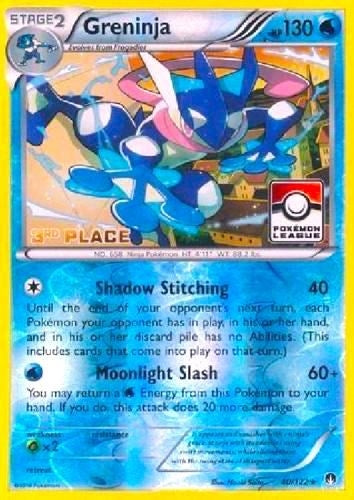 Image for Greninja - 40/122 (Pokemon League) [3rd Place] (040/122) (League & Championship Cards) - Pokemon