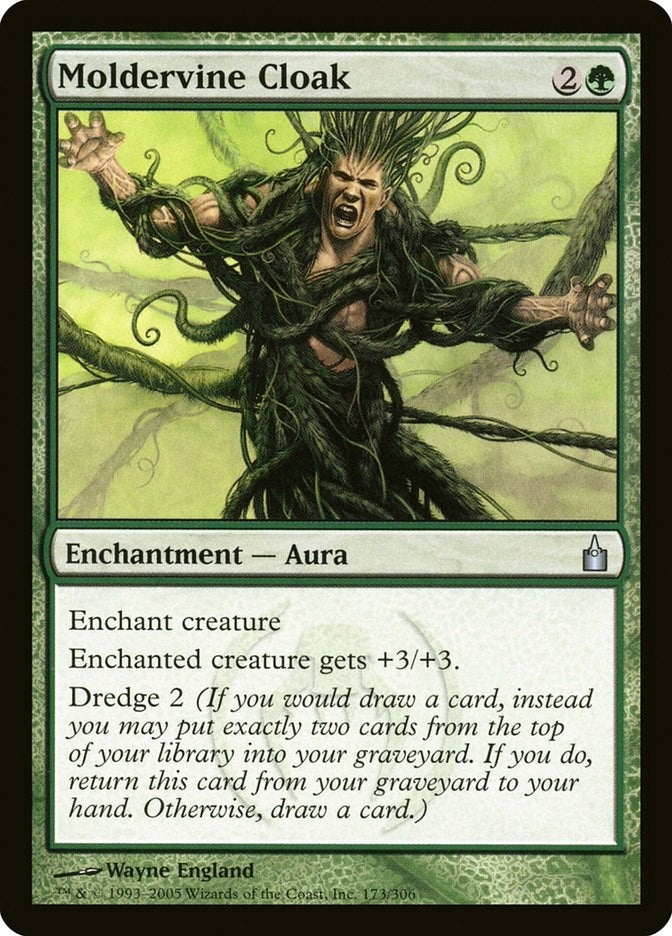 Image for Moldervine Cloak (173) (Ravnica: City of Guilds) - Magic: The Gathering