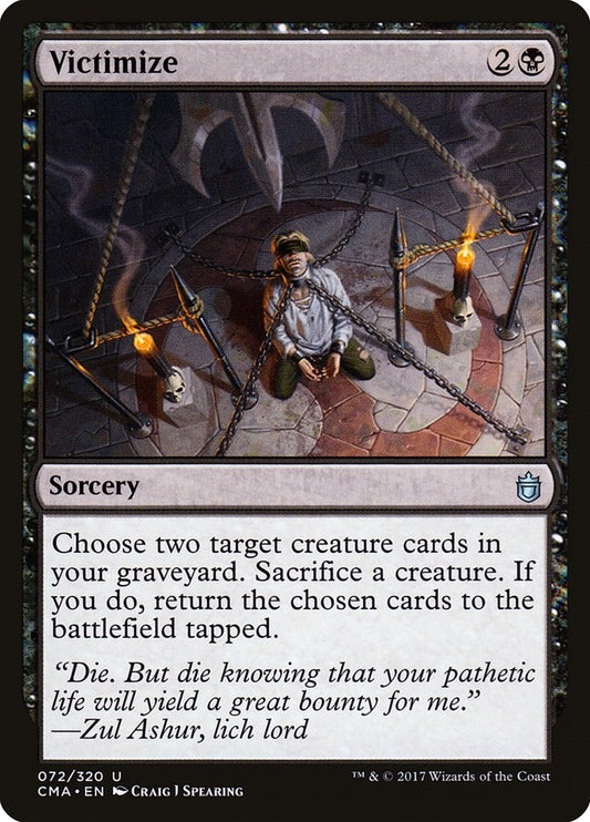 Image for Victimize (72) (Commander Anthology) - Magic: The Gathering