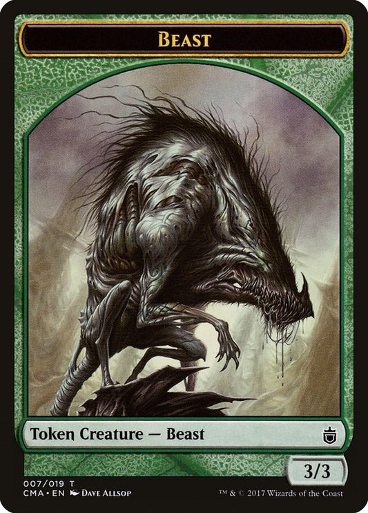 Image for Beast Token (007) (7) (Commander Anthology) - Magic: The Gathering