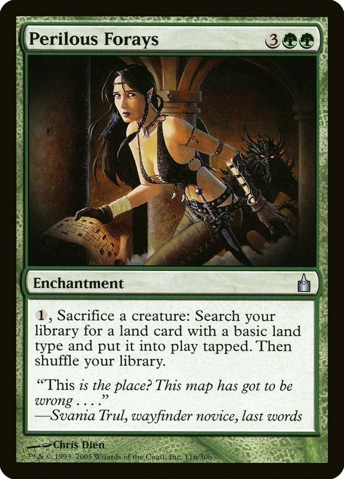 Image for Perilous Forays (176) (Ravnica: City of Guilds) - Magic: The Gathering